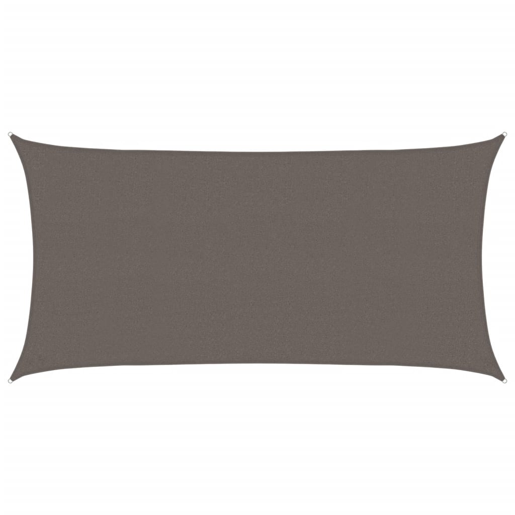 Vidaxl Zonnezeil 160 g m² 2.5x4.5 m HDPE anthracite -colored