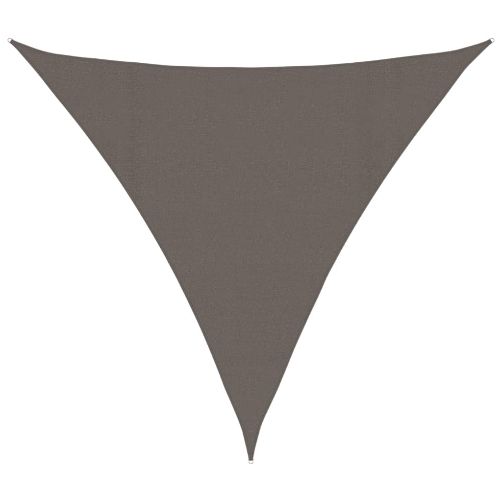 Vidaxl Zonnezeil 160 g m² 4,5x4,5x4,5 m HDPE Anthracite -farvet