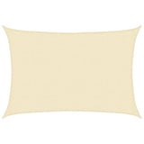 Vidaxl Zonnezeil 160 g m² 2,5 x 4 M HDPE -Creme -Colored