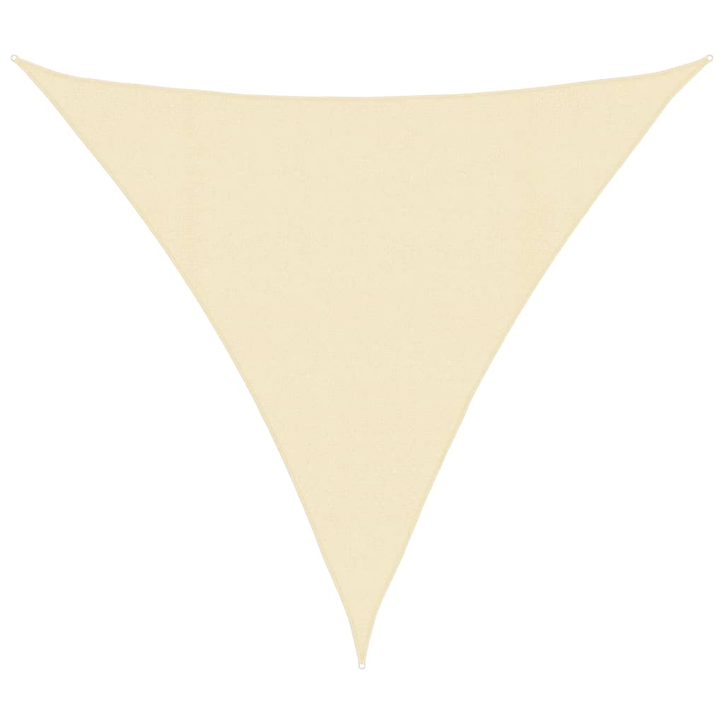 Vidaxl Zonnezeil 160 g M² 4x4x4 M HDPE Cream -farget