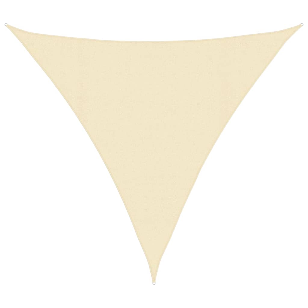 Vidaxl Zonnezeil 160 g m² 4.5x4,5x4,5 m HHDPE Crème -Colored