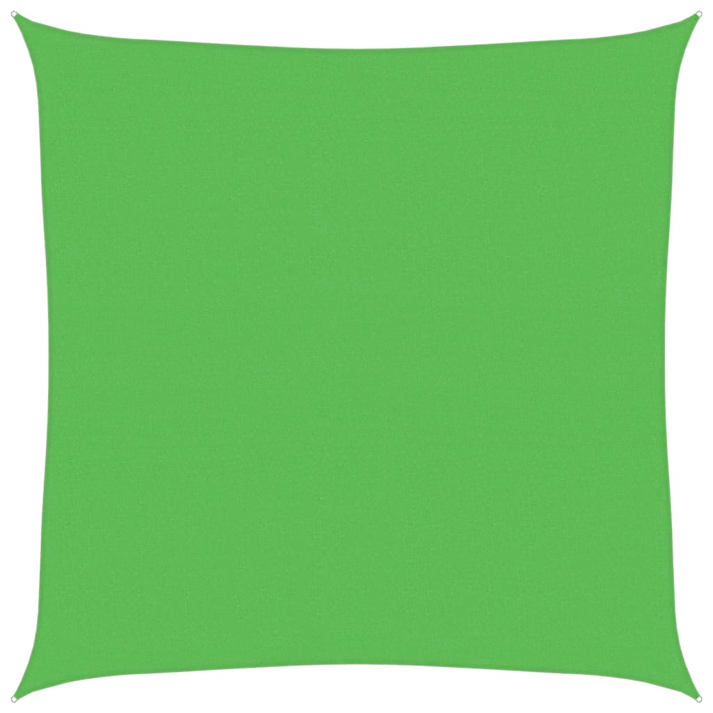 Vidaxl Zonnezeil 160 g m² 4,5x4,5 m hdpe lysegrøn