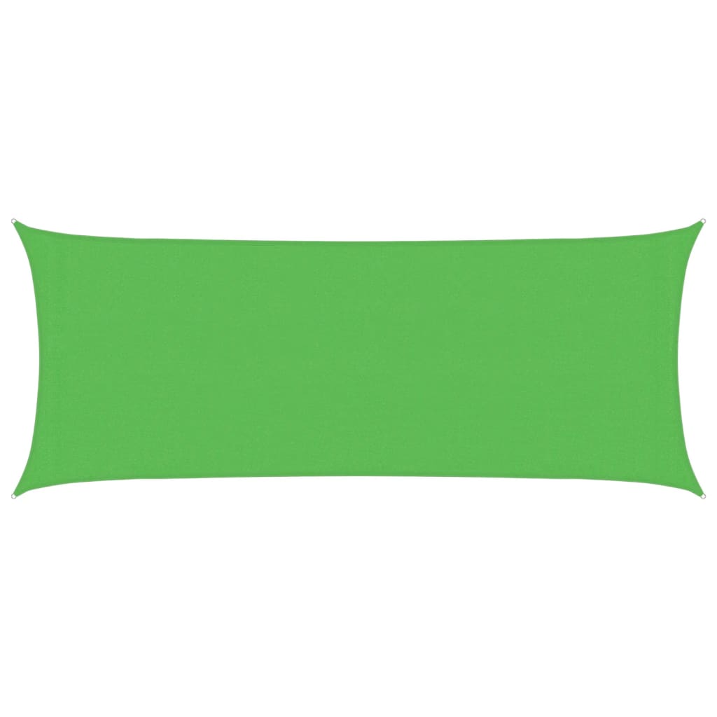 Vidaxl Zonnezeil 160 g m² 2x5 m HDPE light green