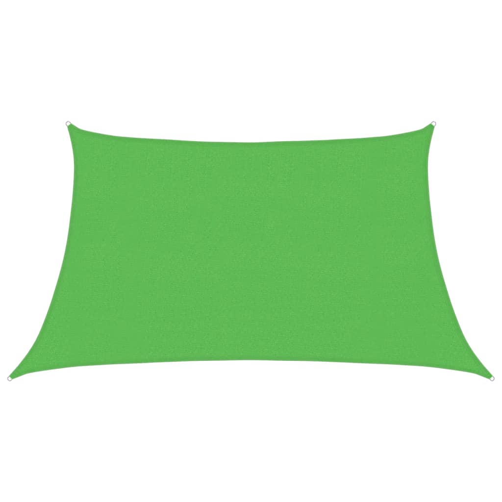 Vidaxl Zonnezeil 160 g m² 3 4x2 m hdpe světle zelená