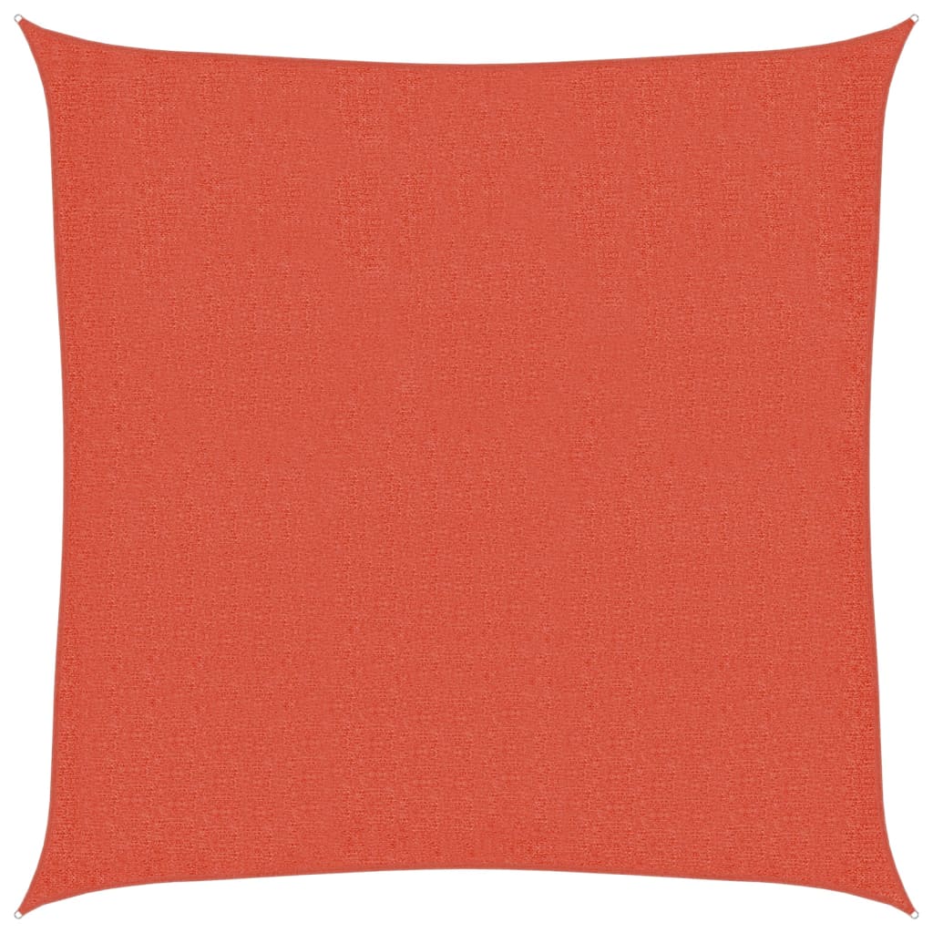 Vidaxl Zonnezeil 160 g m² čtverec 2,5x2,5 m hdpe terakota jasný