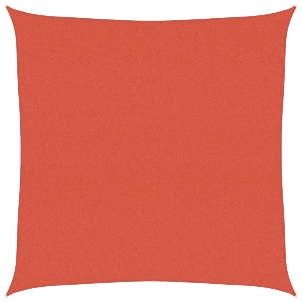 Vidaxl Zonnezeil 160 g m² čtverec 4,5x4,5 m hdpe terakota jasný