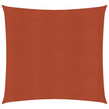 Vidaxl Zonnezeil 160 g m² 6x6 m hdpe terracotta farvet