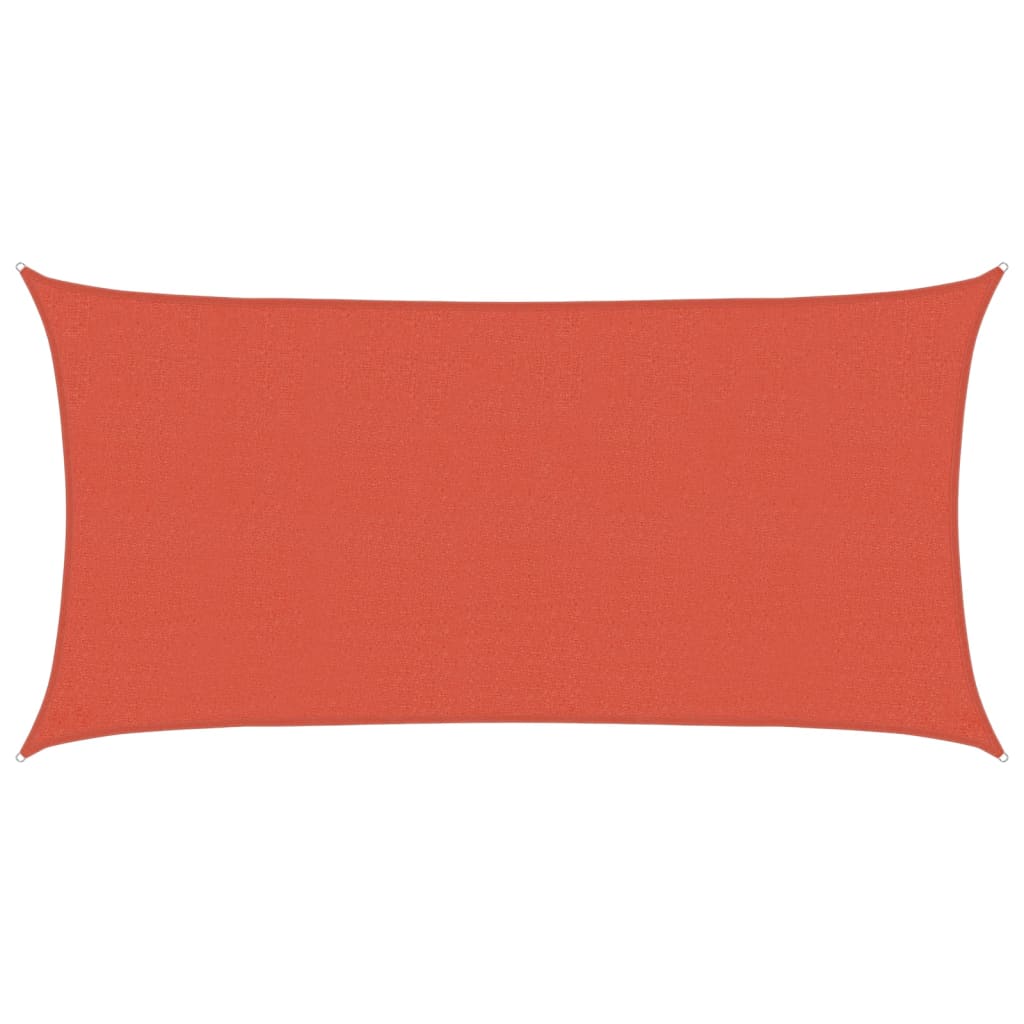 Vidaxl Zonnezeil 160 g m² 2,5x4,5 m hdpe terracotta farvet