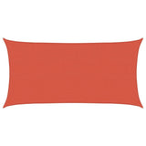 Vidaxl Zonnezeil 160 g m² 2,5x4,5 m hdpe terracotta farvet