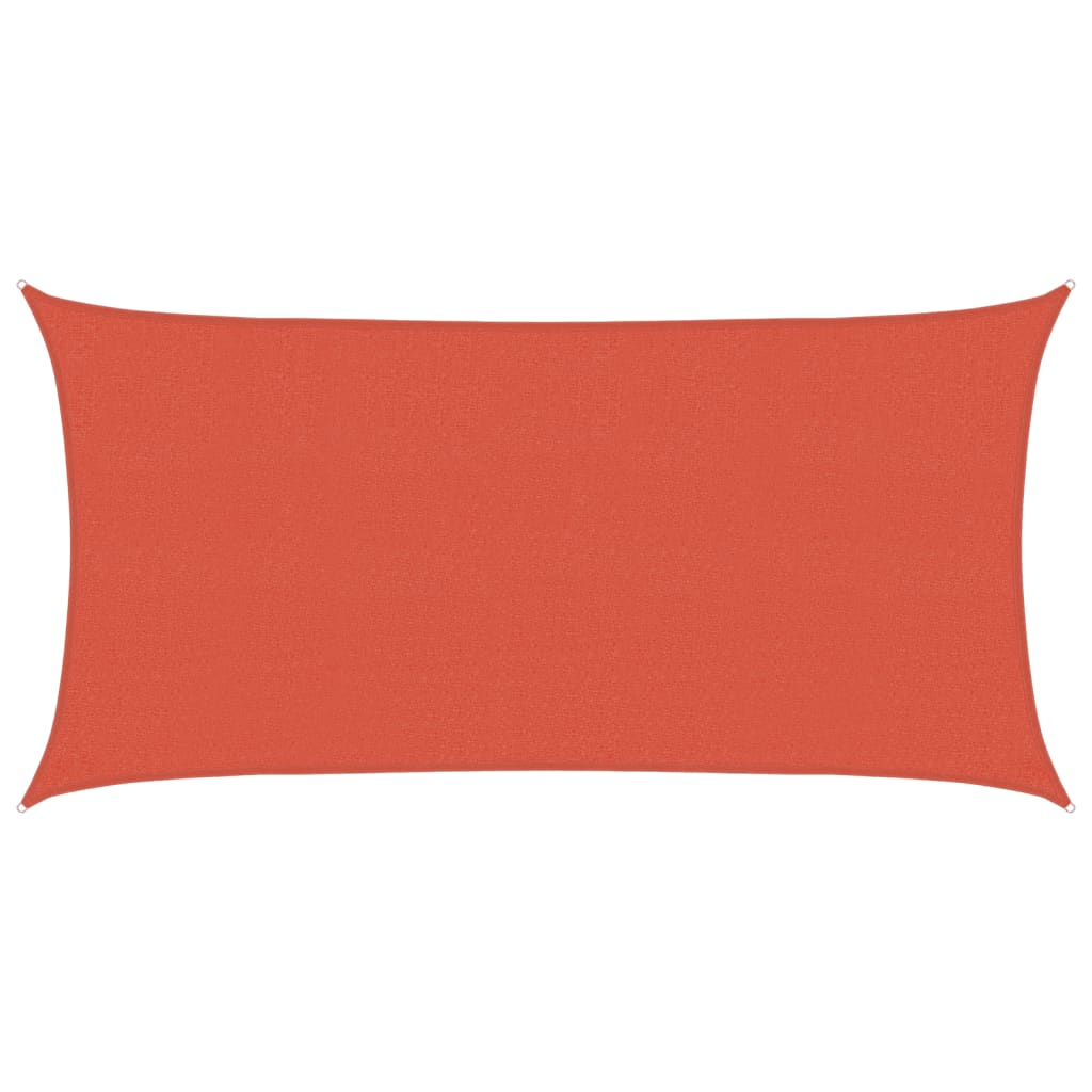 Vidaxl Zonnezeil 160 g m² 2,5x5 m HDPE en terre cuite