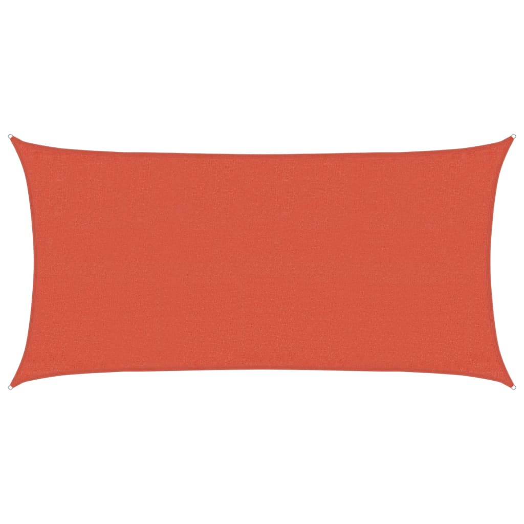 Vidaxl Zonnezeil 160 g m² 3x6 m HDPE Terracotta colored