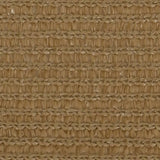 Vidaxl Zonkezeil 160 g m² 7x7 m Hdpe Taupe