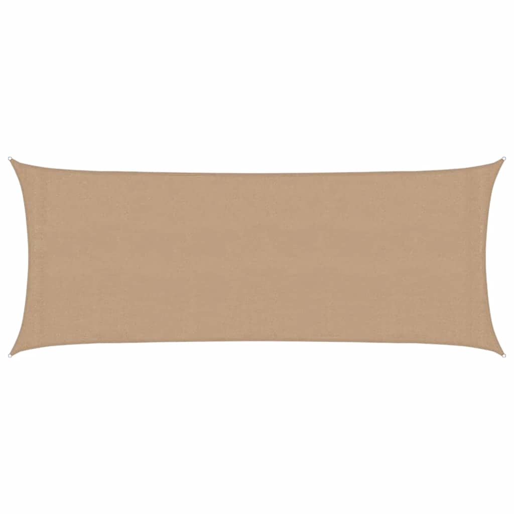 Vidaxl zonnenze 160 g m² ass 2x4.5 m hdpe taupe