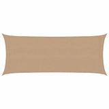 Vidaxl zonnenze 160 g m² ass 2x4.5 m hdpe taupe