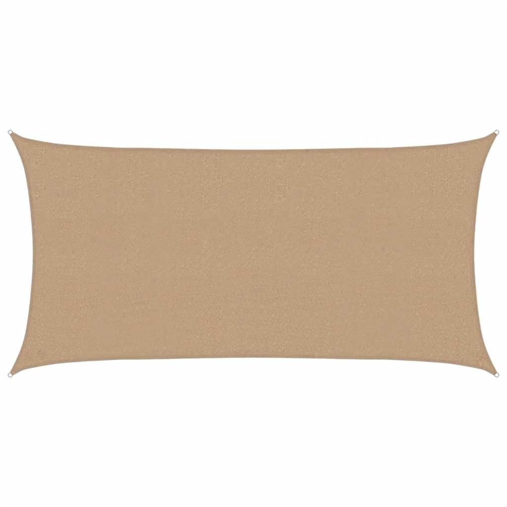 Vidaxl Zonnezeil 160 g m² 2.5x4.5 m HDPE Taupe