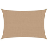 Vidaxl zonnezeil 160 g m² 3x4,5 m hdpe taupe