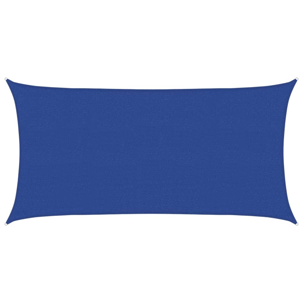 Vidaxl Zonnezeil rectangular 160 g m² 2.5x5 m HDPE blue
