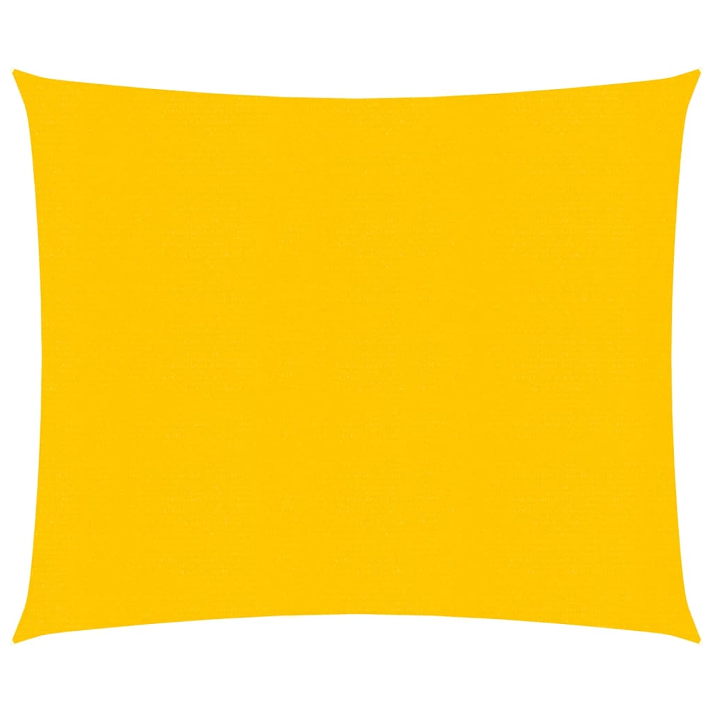 Vidaxl Zonnezeil 160 g m² kvadrat 4x4 m hdpe rumena