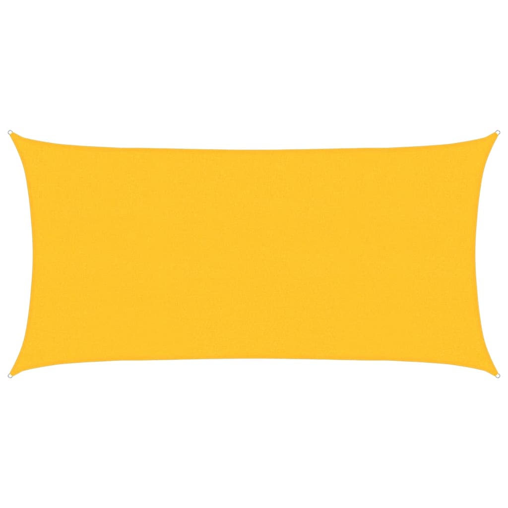 Vidaxl Zonnezeil 160 g m² 2.5x4.5 m HDPE yellow