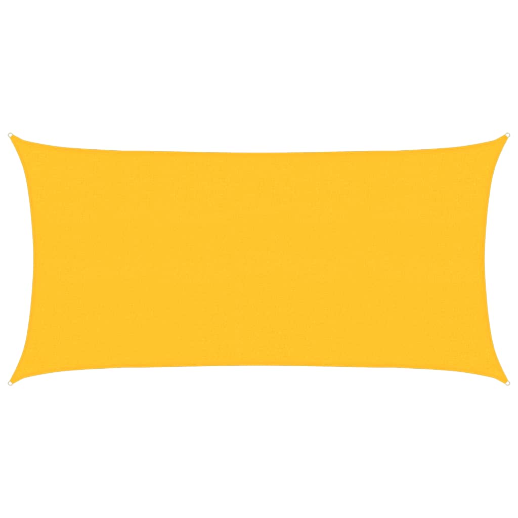 Vidaxl Zonnezeil 160 g m² 2.5x5 m HDPE yellow