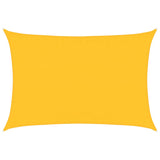 Vidaxl Zonnezeil 160 g m² rektangulær 3,5x4,5 m hdpe gul