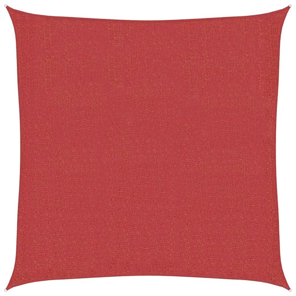 Vidaxl Zonnezeil 160 g m² 2.5x2.5 m HDPE red