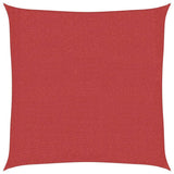 Vidaxl Zonnezeil 160 g m² 3.6x3.6 m HDPE red
