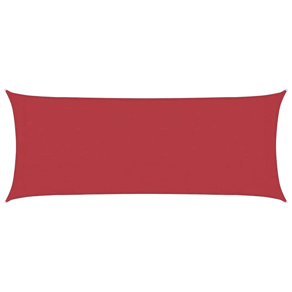 Vidaxl Zonnezeil 160 g m² 2x4.5 m HDPE red