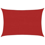 Vidaxl Zonnezeil 160 g m² 2,5x3,5 m hdpe rdeča