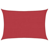 Vidaxx слънчево платно 160 g m² 2,5x4 m HDPE червено