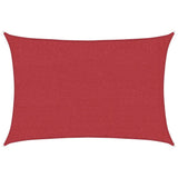 Vidaxl Zonnezeil 160 g m² 3x4.5 M HDPE rojo