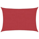Vidaxl Zonnezeil 160 g m² 3x5 m HDPE red