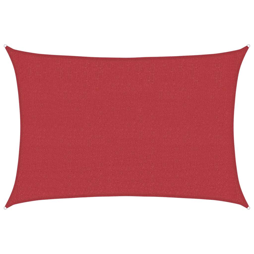 Vidaxl Zonnezeil 160 g m² 4x5 m HDPE red