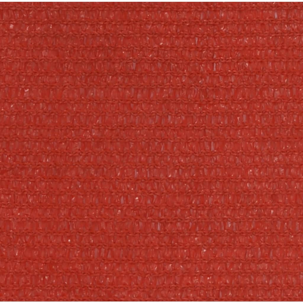 Vidaxl Zonnezeil 160 g m² 4,5x4,5x4,5 m HDPE Red