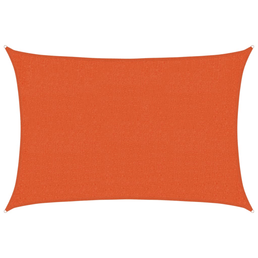 Vidaxl Zonnezeil 160 g m² 2x2.5 m HDPE Oranje
