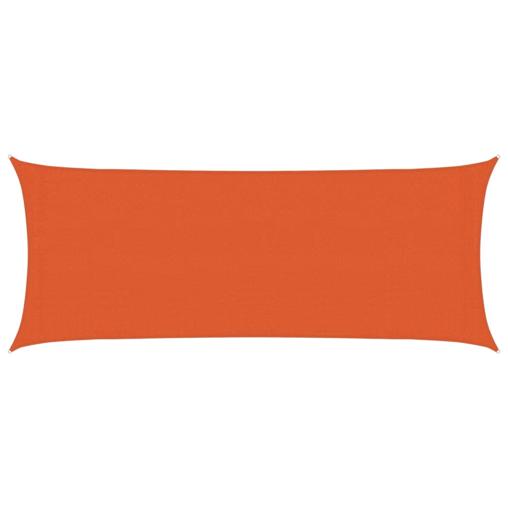 Vidaxl Zonnezeil 160 g m² 2x5 m HDPE Oranje