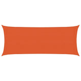 Bidaxl zonnezeil 160 g m² 2x5 m hdpe oranje