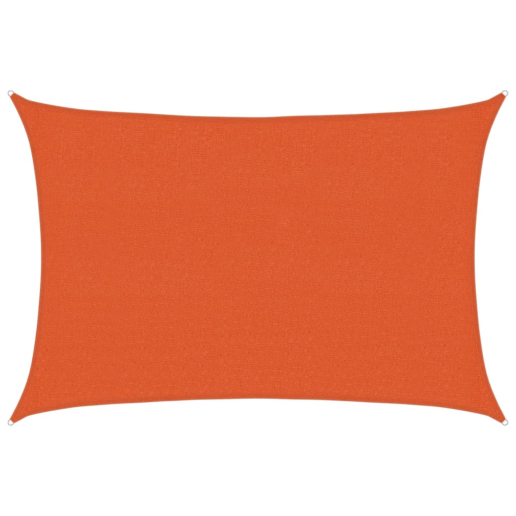 Vidaxl Zonnezeil 160 g m² 2.5x4 m HDPE Oranje
