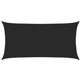 Vidaxl Zonnezeil 160 g m² 2x4 m HDPE Black
