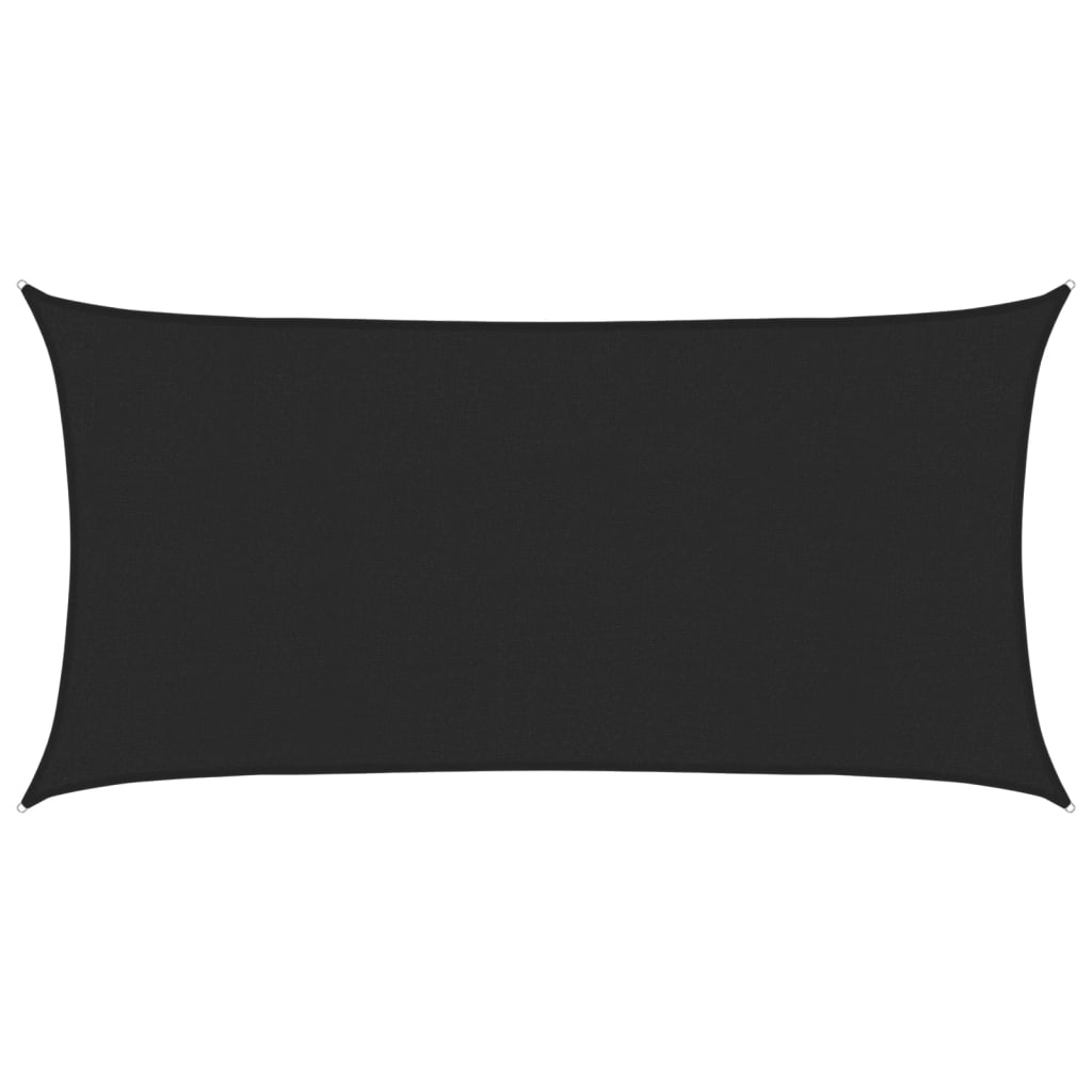 Vidaxl Zonnezeil 160 g m² 2.5x4.5 m HDPE Black