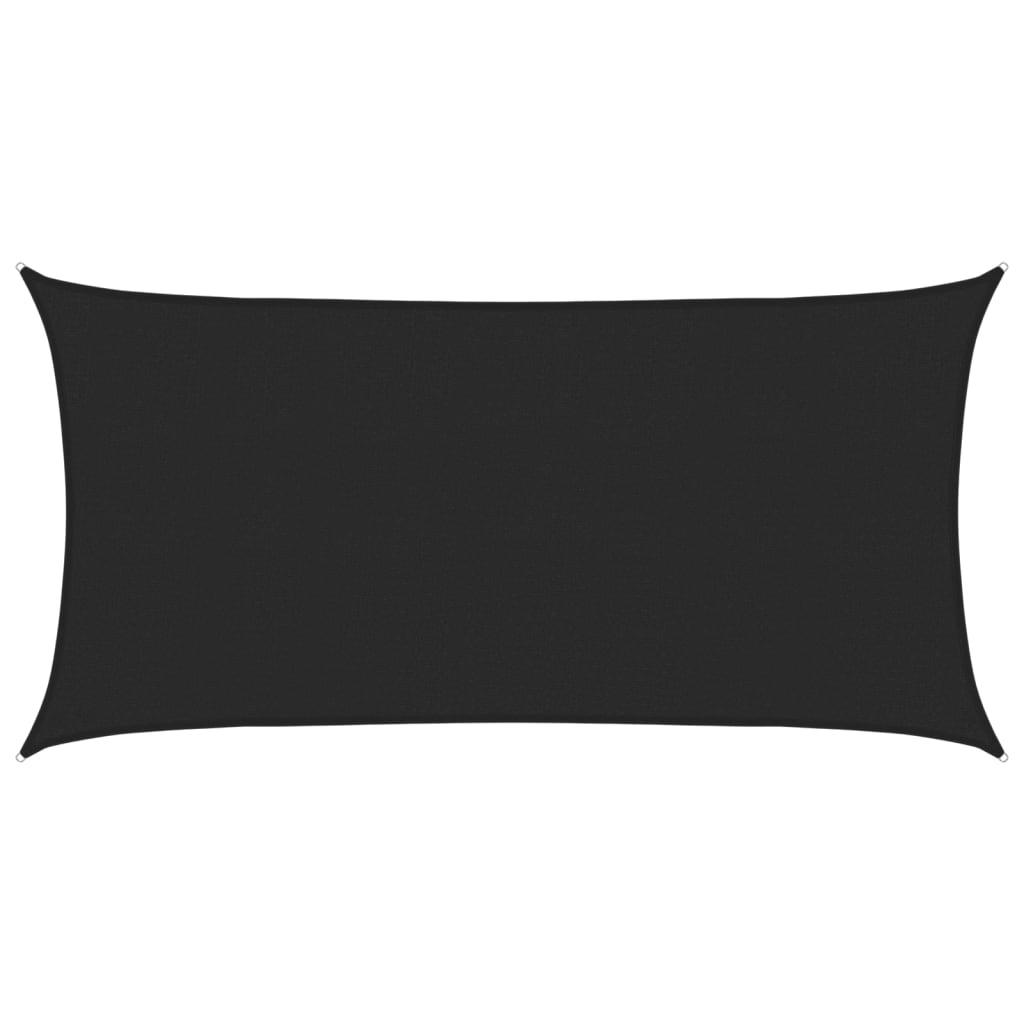 Vidaxl Zonnezeil 160 g m² 2.5x5 m HDPE Black