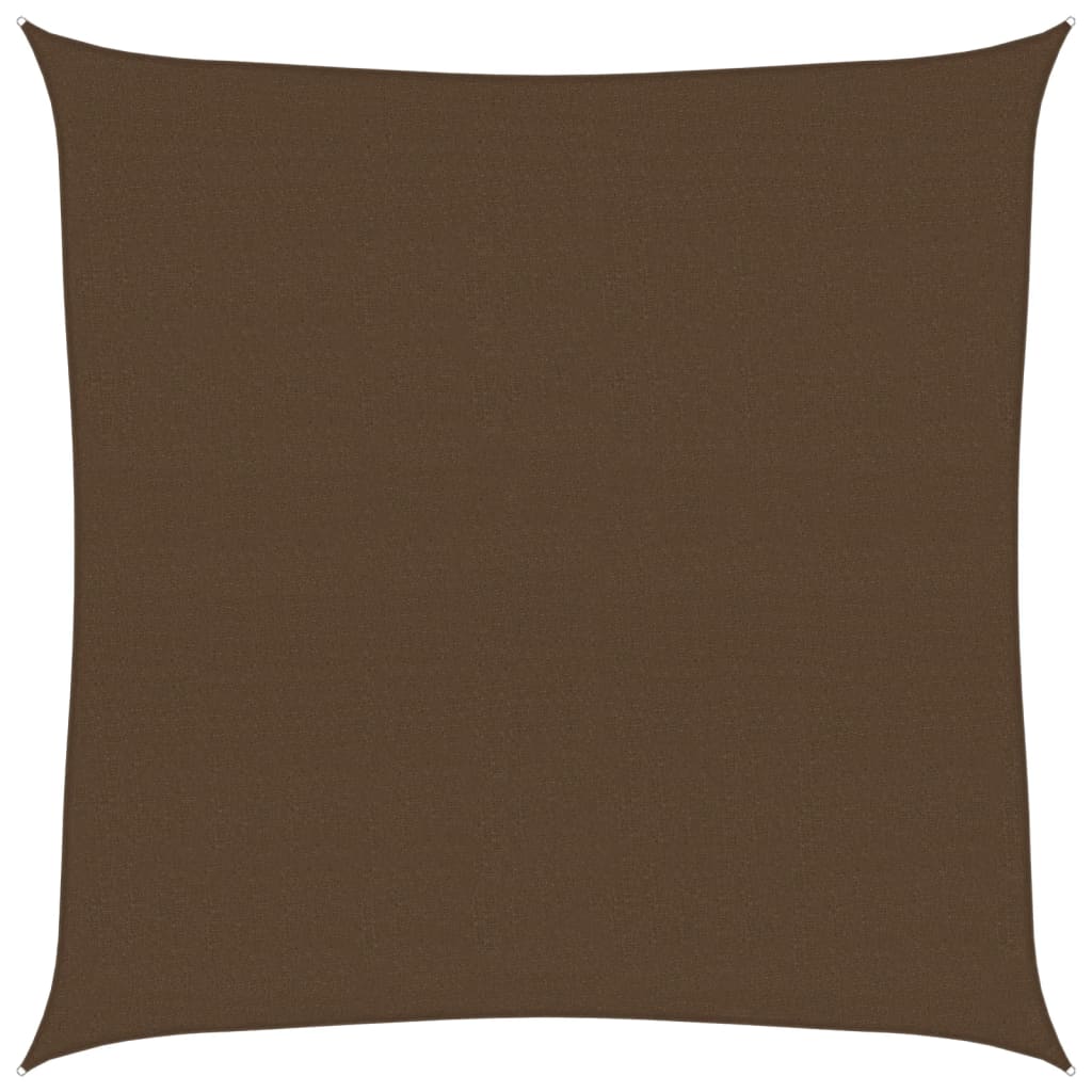 Vidaxl Zonnezeil 160 g m² 4x4 m HDPE Brown