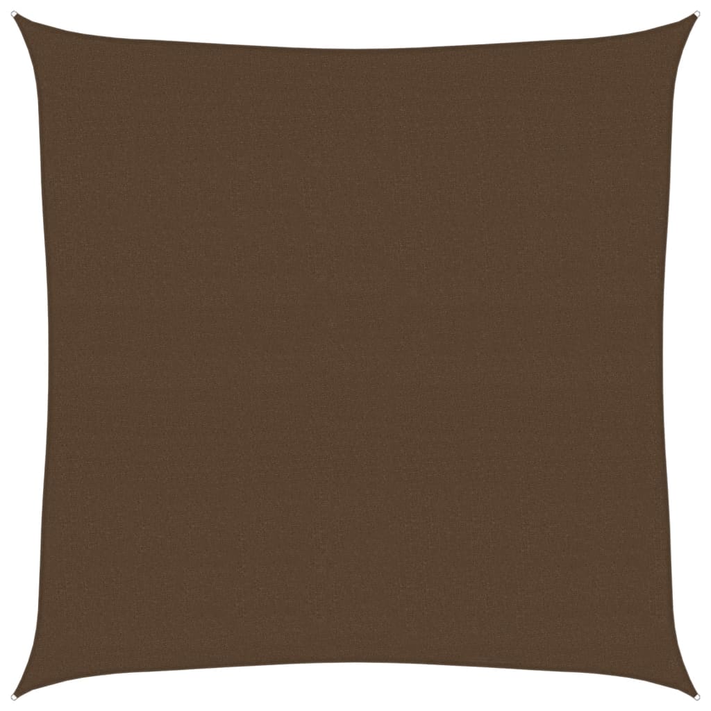 Vidaxl Zonnezeil 160 g m² 4,5x4,5 m hdpe rjava