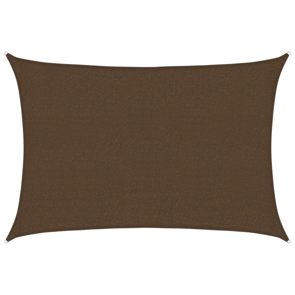 Vidaxl Zonnezeil 160 g m² 2,5x3,5 m HDPE Brown