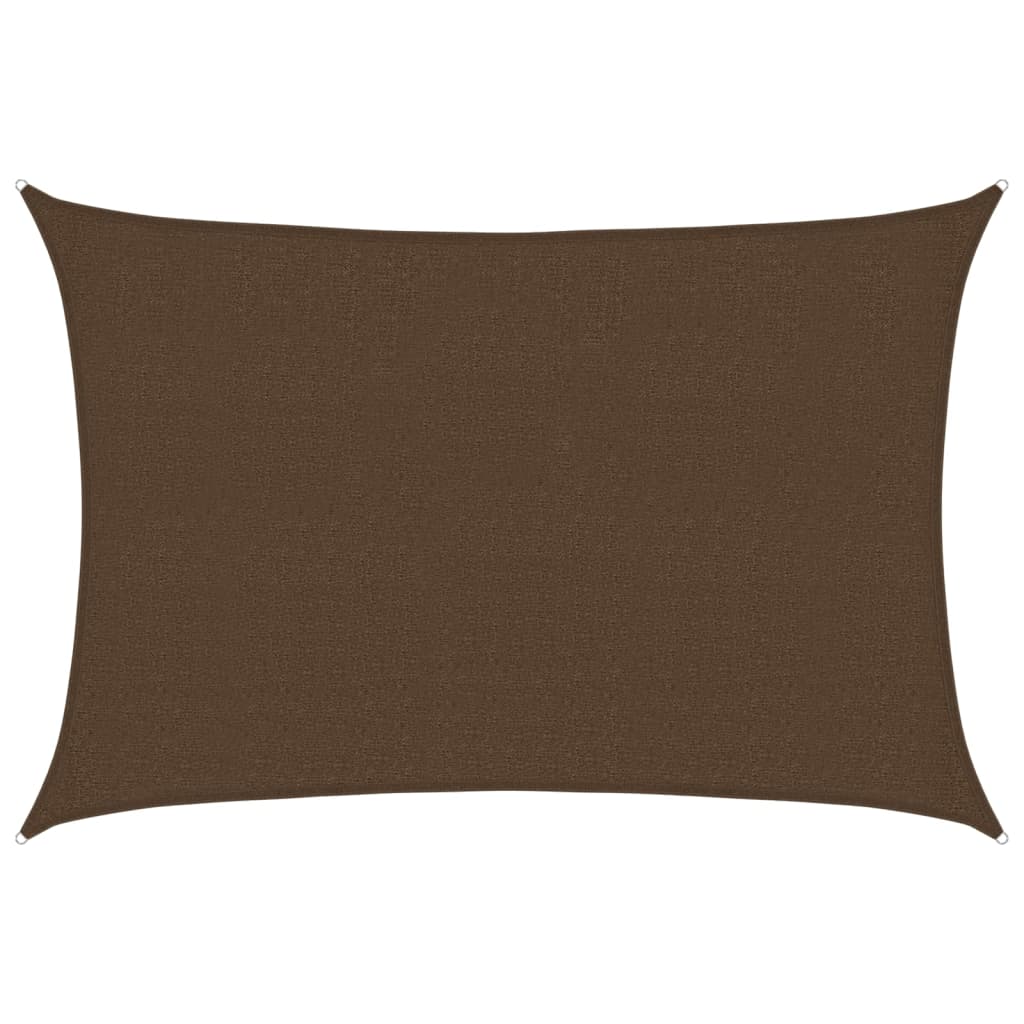 Vidaxl Zonnezeil 160 g m² 2.5x4 m HDPE Brown
