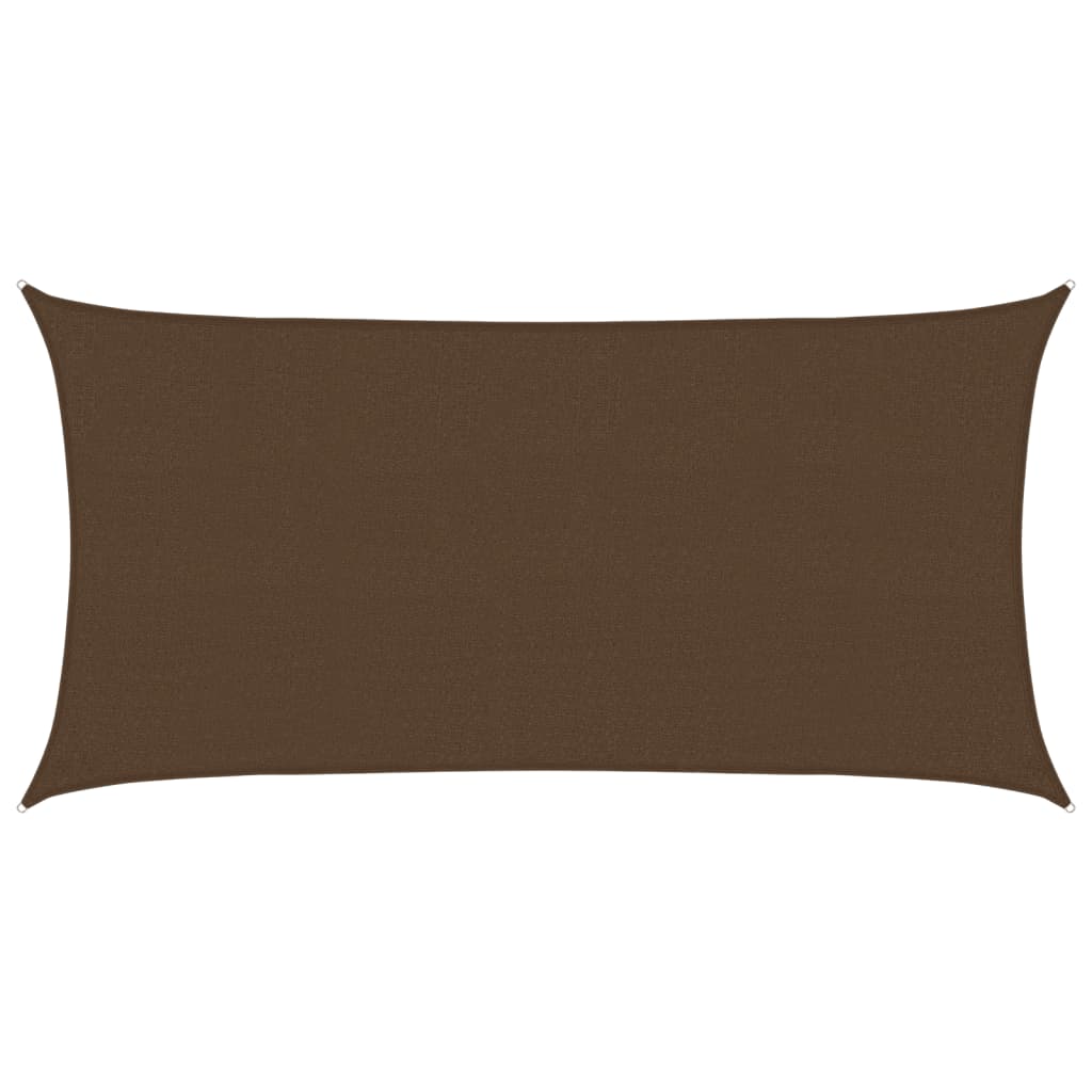 Vidaxl Zonnezeil 160 g m² 2,5x4,5 m HDPE Brown