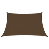 Vidaxl zonnenze 160 g m² 3 4x2 m hdps Brown