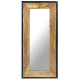 Vidaxl Mirror 110x50 cm trden mangov les