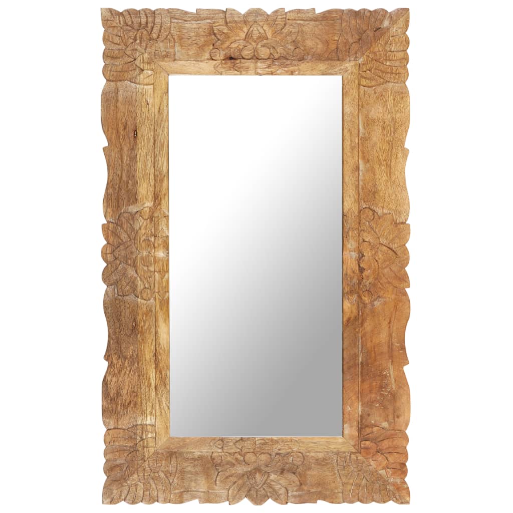 Vidaxl mirror 80x50 cm Solid mango wood