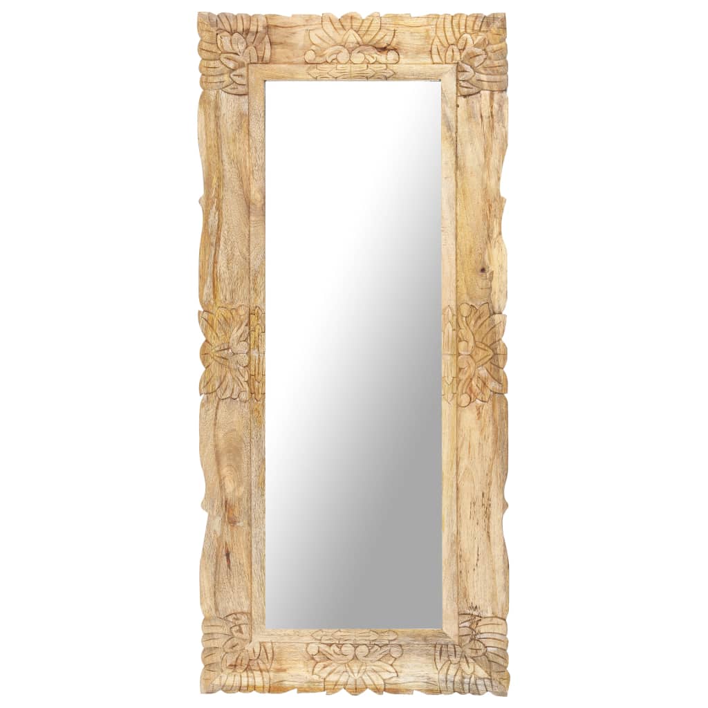 Vidaxl Mirror 110x50 cm Solid mango wood